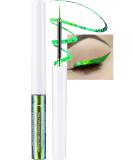 Chameleon Glitter Eyeliner Liquid - Green Metallic High-Pigmented Multi-Reflective Finish - Smudge-proof Longwear Eye Liner & Shadow Pen - Ultra-Fine Tip - Women's Makeup Gift-02 - Buy Online on GoSupps.com