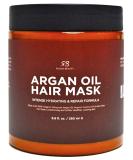 Radha Beauty Argan Oil Hair Mask 8 oz. - 100% Organic Hydrating Repair Formula with Argan Oil, Coconut Oil, Aloe Vera - Buy Online on GoSupps.com