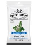 Sore Throat Lozenges with Pectin - Smith Brothers Black Licorice Flavor | Vintage Candy Cough Drops - Original American Throat Drops (Pack of 1 - Buy Online on GoSupps.com