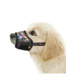 Heele Dog Muzzle - Soft Nylon Print Muzzle for Dogs | Breathable Air Mesh Design - International Shipping Available - Buy Online on GoSupps.com