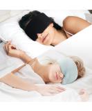 BLSSNZ Dual-Sided Light Blocking Eye Masks for Side Sleepers - Adjustable Velcro, Grey & Black - Ideal for Travel, Nap, Yoga - All-Season Sleep Mask for Men and Women - Buy Online on GoSupps.com