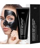 Charcoal Clay Mask for Blackheads and Pores - Peel Off Blackhead Remover with Bamboo Charcoal and Natural Ingredients - Buy Online on GoSupps.com