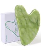 Huefull Gua Sha Facial Tool for Face & Body | Self Care & Tension Relief | Perfect Skin Care Gift for Men & Women | Xiuyan Green | Christmas Gifts - Buy Online on GoSupps.com