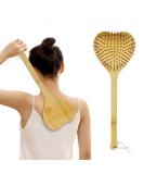 Premium Wooden Back Scratcher - 40cm Long Handle for Comfortable Back & Waist Massage - Perfect Back Relief Tool - Buy Online on GoSupps.com