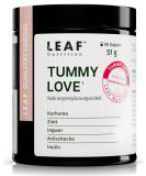 Leaf Tummy Love capsules vegan nutritional supplement with turmeric cinnamon ginger & artichoke |For your middle of the body |45 days (90 pieces) |Sustainable packaging & made in Germany - Buy Online on GoSupps.com