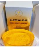 Turmeric Honey Milk Soap 250g - Natural Skin Brightening, Dark Spots & Acne Scar Remover for Face and Body - Buy Online on GoSupps.com