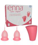 Enna Copa Menstrual T-M 2U+CAJ Estiriliz - Buy Online on GoSupps.com