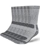 Buttons & Pleats Wool Socks for Men & Women 80% Merino Thermal Warm Cozy Winter Boot Sock Medium-Large A3-charcoal (3 Pairs) - Buy Online on GoSupps.com