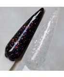 Dip Powder with Color Shift Chameleon Opal Foils & Holographic Glitter 1oz - Perfect Top Coat for Salon Quality Black Nail Art - Buy Online on GoSupps.com