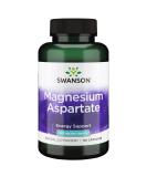 Swanson Magnesium Aspartate 685mg (133mg Elemental) 90 Capsules - Buy Online on GoSupps.com