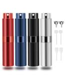 Saiveina 8ml Travel Perfume Atomizer Bottles Refillable, Mini Fragrance Bottles for Perfume, Empty Cologne Sprayer Pocket Perfume Dispenser(4 Pack) - Buy Online on GoSupps.com