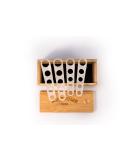 YOGABODY Naturals Toe Spreaders & Separators: Fast Pain Relief from Hammertoe & Bunions - 2 Pairs in Stylish Wooden Box - Buy Online on GoSupps.com