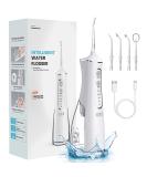 Water Dental Flosser - Portable Rechargeable Oral Irrigator | 4 Modes IPX7 Waterproof Teeth Cleaning Tool for Home & Travel - Buy Online on GoSupps.com