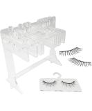 Mini Acrylic Eyelash Storage Rack | Organize & Display False Eyelashes | Makeup Holder for Women & Girls - Buy Online on GoSupps.com