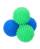 uxcell 4pcs Reusable Laundry Dryer Balls - Vinyl Drying Balls to Reduce Wrinkles & Static Fabric Softener Energy Saving - Blue & Green - Buy Online on GoSupps.com
