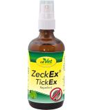 CDVET ZECKEX Tick Defense Spray 100ml | Natural Tick Remedies for Humans & Animals | Long-Lasting Protection Dermatologically Tested No Synthetic Additives - Buy Online on GoSupps.com