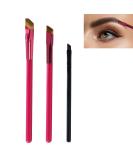 Multi Function Eyebrow Brush | Professional Square Angled & Ultra Thin Eyeliner Makeup Brush for Precision Application - Buy Online on GoSupps.com