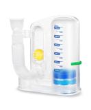 Lung Exerciser Device - 6000ML Breathing Trainer with Flow Rate & Scale Indicator for Improved Lung Health - Buy Online on GoSupps.com