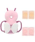 VBNZBK Baby Head Protection Cushion - Breathable & Adjustable Safety Gear for Crawlers 4-24 Months - Bee & Pink Design - Buy Online on GoSupps.com
