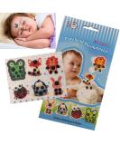 Tianbi 6-Piece Baby Forehead Thermometer Strips - Cartoon Fever Stickers for Infants - Accurate Body Temperature Test - Buy Online on GoSupps.com