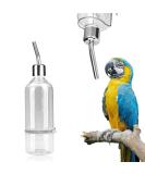 Parrot Water Feeder Stainless Steel Nipple No Drip Hanging Water Dispenser for Small Animals Hamster Rabbit Chinchilla Ferret(L) - Buy Online on GoSupps.com