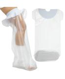 Vive Waterproof Leg Cast Cover - Adult Reusable Shower Protector for Broken Foot, Ankle, Knee, Toe - Sealed Watertight Anti-Slip Design - Buy Online on GoSupps.com