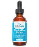 NiacinaMax Serum with 10% Niacinamide (Vitamin B3), Tea Tree Oil, Calendula Extract, Allantoin and VIT. B5 & E – Enhanced Dermal Penetration – Shrinks Pores & Reduces Blemishes on Skin – 2 oz / 60 ml - Buy Online on GoSupps.com