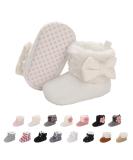 Baby Winter Warm Fleece Booties | Non-Slip Soft Sole Shoes for Boys & Girls | Adjustable Crawling Shoes for Newborns | Prewalker Boots for Toddlers 0-18 Months - Buy Online on GoSupps.com