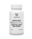 High Purity 750mg Trans Resveratrol with Quercetin & Grape Seed Extract - 60 Vegan Capsules | Wellology - Buy Online on GoSupps.com