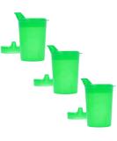 Buy Horn Medical 3 Series Pack 250ml Beak Cup Drinking Aid Set Adult Size with Two Lids (Large & Small Opening) Color Selectable (Green) International Shipping - Buy Online on GoSupps.com
