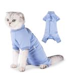 Lianzimau Katzenbody after op cats body for cats operation long-sleeved one-part catwear e-necking Alternative l (1 Pack) blue - Buy Online on GoSupps.com