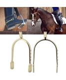 Buy Excessed Spores Zinklegung Narrow Spurs - Stylish Gold English Spurs for Women | International Shipping Available - Buy Online on GoSupps.com