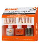 Nail Tek Nail Recovery Kit, Cuticle Oil, Strengthener, Ridge Filler - Restore Damaged Nails in 3 Steps - Buy Online on GoSupps.com
