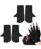 4Pcs UV Gloves for Gel Nails UV Protection Gloves for Girls Women Manicurist Beauty Enthusiast to Protect Hands From High Power Nail Lamps for Manicures Dryer of Home and Beauty Salon - Buy Online on GoSupps.com