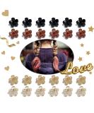 24pcs Flower Hair Clips & Mini Claw Clips Set for Women, Girls & Babies - Cute Hair Accessories in 4 Colors - Buy Online on GoSupps.com
