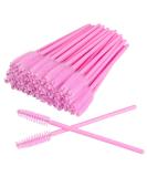 50 PCS Disposable Eyelash Brushes Mascara Wands Pink | Makeup Tool Kit - Buy Online on GoSupps.com