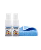 Blum Manufaktur Glasses Cleaner Set - 2x 30ml Spray & 2 Microfiber Cloths | High-Quality Glass Cleaning Solution for Quick & Thorough Care - Buy Online on GoSupps.com