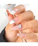 Sethexy French Long Coffin False Nails - Handmade Durable & Stylish | International Shipping Available - Buy Online on GoSupps.com