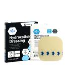 Med PRIDE Hydrocolloid Wound Dressing Pads| 10-Pack 4inch by 4inch Sterile Adhesive Patches| Individually Packed Highly Absorbent Water-Resistant & Comfortable| Stays On for Multiple Days 4'' x 4'' X-Thin 10 - Buy Online on GoSupps.com