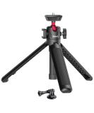 MT-16 Extendable Mini Camera Tripod | Lightweight & Portable Vlog Travel Selfie Stick | 360 Ball Head, Cold Shoe | for Akaso, DSLR, Gopro 5-11 - Buy Online on GoSupps.com