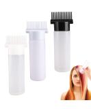 FINEASY 3 Pcs Hair Dye Brush Bottle 180ML Root Comb Applicator Bottle Hair Dyeing Bottle Brush Hair Coloring Dye Applicator Scalp Treament for Salon DIY Shampoo - Buy Online on GoSupps.com