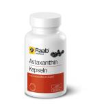 Raab Vitalfood Astaxanthin capsules Haematococcus algae 60 pieces vegan protection against oxidative stress 26 g can 1-pack (1 x 26.3 Grams) - Buy Online on GoSupps.com