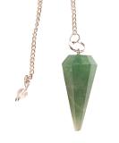 Green Aventurine Crystal Pendulum Dowsing Handcrafted Healing Gift - Genuine Gemstone for Scrying and Witchcraft Supplies - Buy Online on GoSupps.com