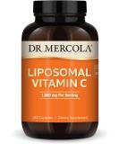 Dr. Mercola Liposomal Vitamin C 1000 mg - Boost Immunity | 180 Capsules - Buy Online on GoSupps.com