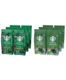 STARBUCKS Pike Place Roast Medium Roast Whole Bean Coffee 200g (Pack of 6) & Single-Origin Colombia Medium Roast Ground Coffee 200 g (Pack of 6) - Buy Online on GoSupps.com