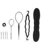 4/9 PCS Hair Bun Maker & Braiding Styling Tools - DIY Accessories for Perfect Hairstyles - Buy Online on GoSupps.com