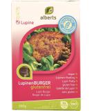 Alberts Organic Gluten-Free Lupin Burger (6 x 200g) - Delicious Healthy Vegan Protein Snack - Ship Internationally - Buy Online on GoSupps.com