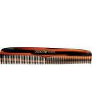 Barbers Vintage Classic Hair Comb for Men - Tortoise Shell Finish | Handmade Fine & Coarse-Tooth Grooming Comb (18cm) - Buy Online on GoSupps.com