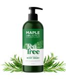 Tea Tree Oil Body Wash - Hydrating Shower Gel for Men & Women | Moisturizing Tea Tree Body Soap with Peppermint - 16 Fl Oz - Buy Online on GoSupps.com