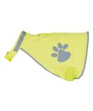 Trixie Neon Yellow Warning Vest for Dogs - Reflective Safety Vest for Night Visibility - Adjustable & Easy Care with Velcro Fastener - Model 30082 - Buy Online on GoSupps.com